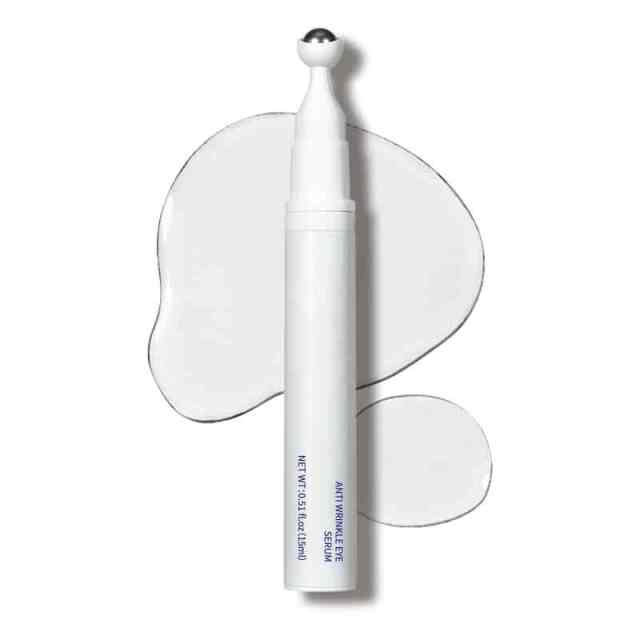 Anti-Wrinkle Eye Serum with Cooling Massage Roller, Hydrating Firming Eye Treatment,Anti-Wrinkle Eye Serum with Cooling Massage Roller, Hydrating Firming Eye Treatment 
