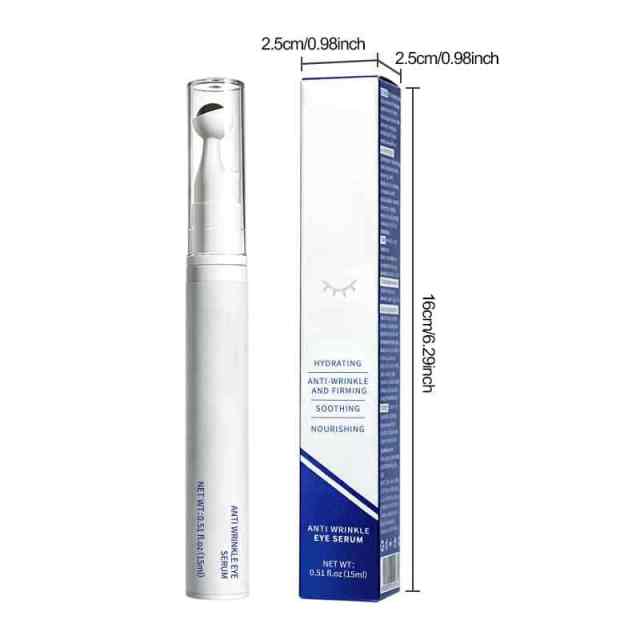 Anti-Wrinkle Eye Serum with Cooling Massage Roller, Hydrating Firming Eye Treatment,Anti-Wrinkle Eye Serum with Cooling Massage Roller, Hydrating Firming Eye Treatment 