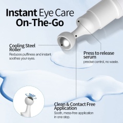 Anti-Wrinkle Eye Serum with Cooling Massage Roller, Hydrating Firming Eye Treatment,Anti-Wrinkle Eye Serum with Cooling Massage Roller, Hydrating Firming Eye Treatment 