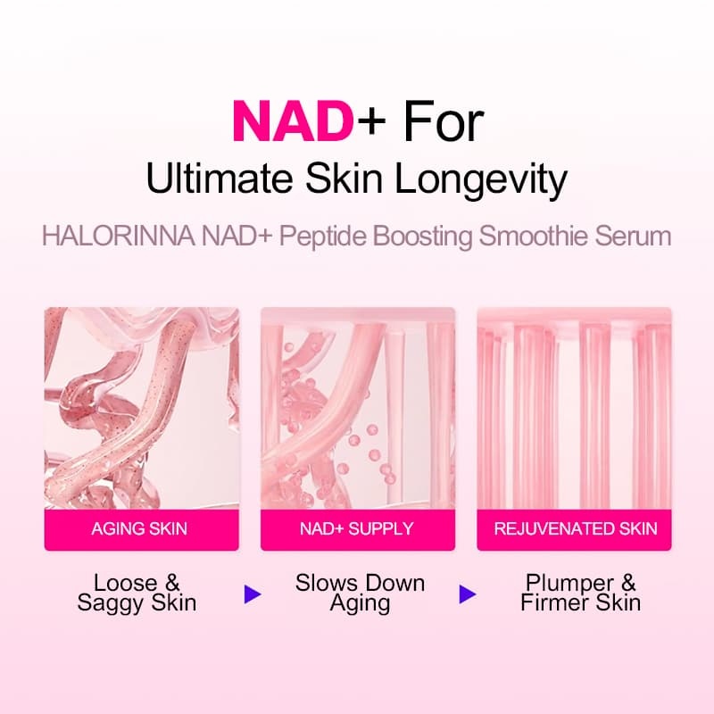 NAD+ Peptide Boosting Smoothie Serum, Anti-Aging Firming & Hydrating Face Serum,NAD+ Peptide Boosting Smoothie Serum, Anti-Aging Firming & Hydrating Face Serum 