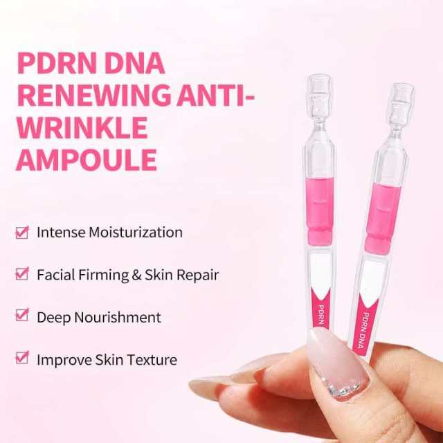 Salmon DNA PDRN Ampoule Serum with Niacinamide & Collagen, Anti-Aging Skin Renewal Treatment,Salmon DNA PDRN Ampoule Serum with Niacinamide & Collagen, Anti-Aging Skin Renewal Treatment 