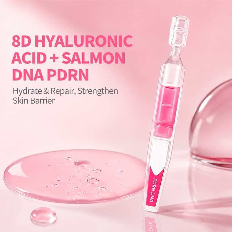 Salmon DNA PDRN Ampoule Serum with Niacinamide & Collagen, Anti-Aging Skin Renewal Treatment,Salmon DNA PDRN Ampoule Serum with Niacinamide & Collagen, Anti-Aging Skin Renewal Treatment 