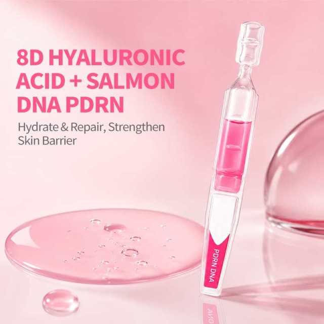 Salmon DNA PDRN Ampoule Serum with Niacinamide & Collagen, Anti-Aging Skin Renewal Treatment,Salmon DNA PDRN Ampoule Serum with Niacinamide & Collagen, Anti-Aging Skin Renewal Treatment 