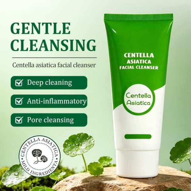 Centella Asiatica Facial Cleanser | Deep Clean Pores, Calm Irritated Skin & Control Excess Oil,Centella Asiatica Facial Cleanser | Deep Clean Pores, Calm Irritated Skin & Control Excess Oil 