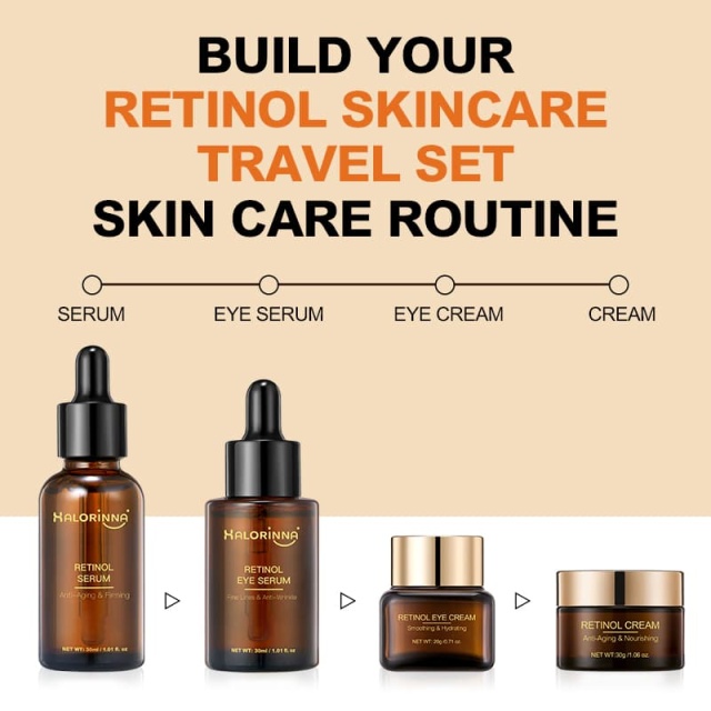 Full Retinol Anti-Aging Skin Care Set | Multi-Vitamin & Hyaluronic Acid, Wrinkles & Brighten Skin,Full Retinol Anti-Aging Skin Care Set | Multi-Vitamin & Hyaluronic Acid, Wrinkles & Brighten Skin 