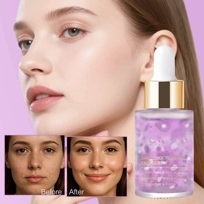 Bakuchiol Plumping Face Serum, Natural Anti-Aging Serum for Reducing Fine Lines, Minimizing Pores & Smoothing Firming Skin,Bakuchiol Plumping Face Serum, Natural Anti-Aging Serum for Reducing Fine Lines, Minimizing Pores & Smoothing Firming Skin 