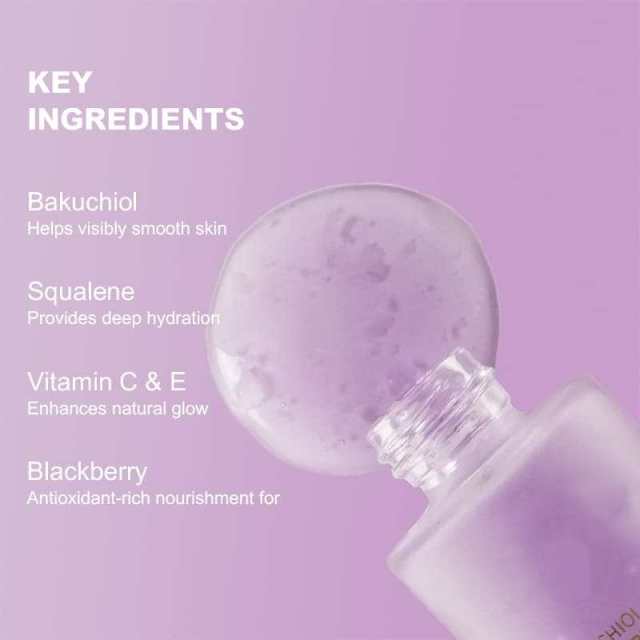 Bakuchiol Plumping Face Serum, Natural Anti-Aging Serum for Reducing Fine Lines, Minimizing Pores & Smoothing Firming Skin,Bakuchiol Plumping Face Serum, Natural Anti-Aging Serum for Reducing Fine Lines, Minimizing Pores & Smoothing Firming Skin 