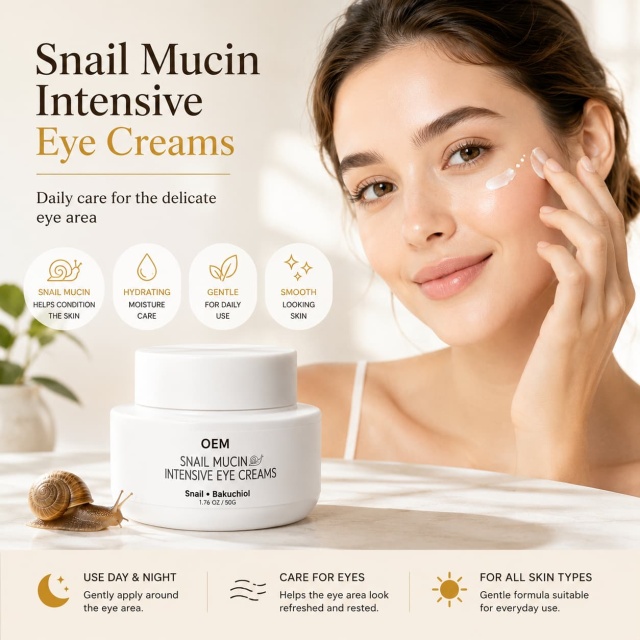 Intensive Snail Mucin Eye Cream | Snail Extract & Bakuchiol to Hydrate, Smooth Wrinkles & Improve Dark Circles,Intensive Snail Mucin Eye Cream | Snail Extract & Bakuchiol to Hydrate, Smooth Wrinkles & Improve Dark Circles 