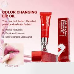 Light Line Color Changing Lip Essence Oil | Cherry Pink Auto Color Shift, Anti-Wrinkle & Lustrous Hydrating Lip Care,Light Line Color Changing Lip Essence Oil | Cherry Pink Auto Color Shift, Anti-Wrinkle & Lustrous Hydrating Lip Care 
