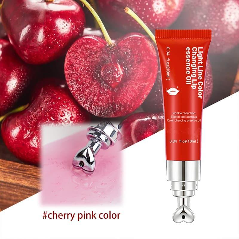 Light Line Color Changing Lip Essence Oil | Cherry Pink Auto Color Shift, Anti-Wrinkle & Lustrous Hydrating Lip Care,Light Line Color Changing Lip Essence Oil | Cherry Pink Auto Color Shift, Anti-Wrinkle & Lustrous Hydrating Lip Care 