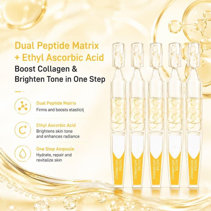 Peptide Anti-Wrinkle Ampoule | Boost Skin Elasticity, Deep Hydrate & Smooth Fine Lines for Refined Complexion,Peptide Anti-Wrinkle Ampoule | Boost Skin Elasticity, Deep Hydrate & Smooth Fine Lines for Refined Complexion 