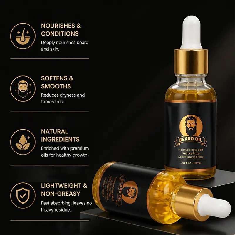 Premium Beard Oil | Deep Moisturize, Tame Frizzy Beard & Boost Natural Gloss for Well-Groomed Facial Hair,Premium Beard Oil | Deep Moisturize, Tame Frizzy Beard & Boost Natural Gloss for Well-Groomed Facial Hair 