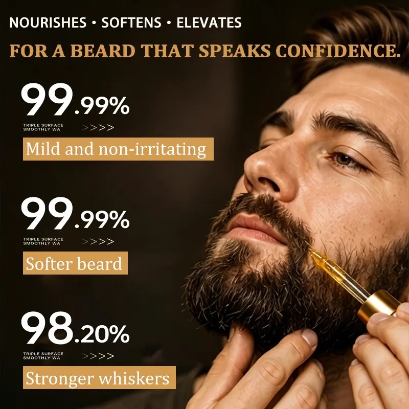 Premium Beard Oil | Deep Moisturize, Tame Frizzy Beard & Boost Natural Gloss for Well-Groomed Facial Hair,Premium Beard Oil | Deep Moisturize, Tame Frizzy Beard & Boost Natural Gloss for Well-Groomed Facial Hair 