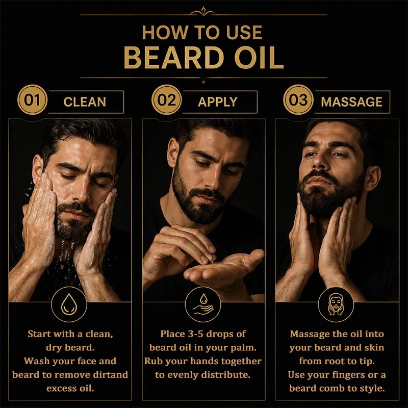 Premium Beard Oil | Deep Moisturize, Tame Frizzy Beard & Boost Natural Gloss for Well-Groomed Facial Hair,Premium Beard Oil | Deep Moisturize, Tame Frizzy Beard & Boost Natural Gloss for Well-Groomed Facial Hair 