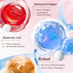 Collagen Firming Gel Mask | Hydrolyzed Collagen + HA + Ceramide to Plump, Hydrate & Lift Loose Skin,Collagen Firming Gel Mask | Hydrolyzed Collagen + HA + Ceramide to Plump, Hydrate & Lift Loose Skin 