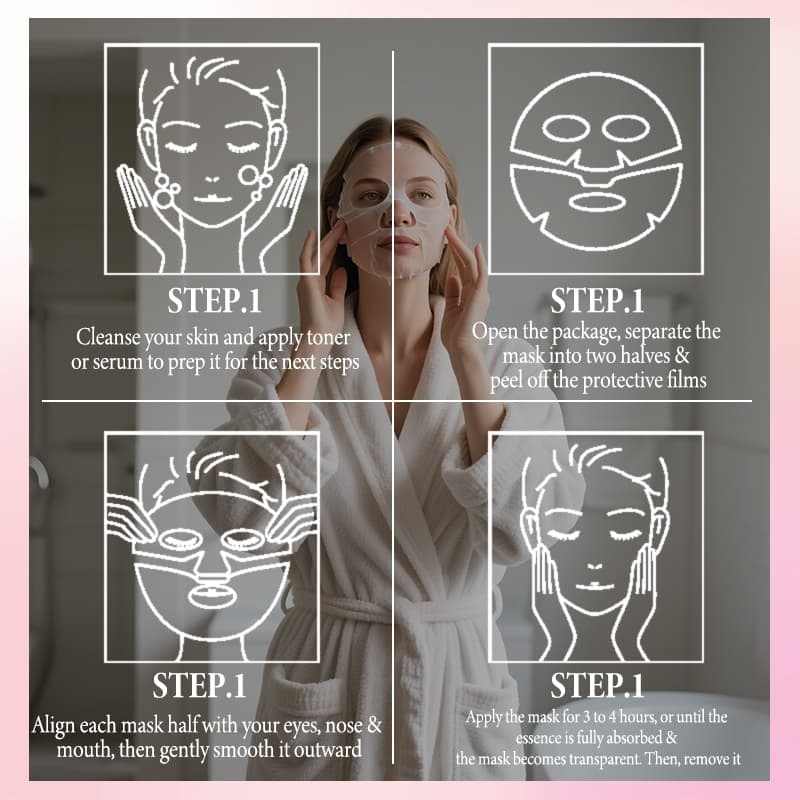 Collagen Firming Gel Mask | Hydrolyzed Collagen + HA + Ceramide to Plump, Hydrate & Lift Loose Skin,Collagen Firming Gel Mask | Hydrolyzed Collagen + HA + Ceramide to Plump, Hydrate & Lift Loose Skin 