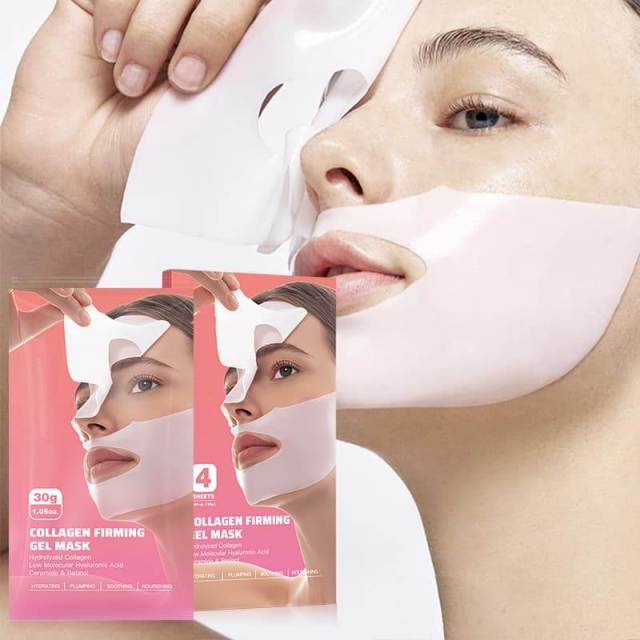 Collagen Firming Gel Mask | Hydrolyzed Collagen + HA + Ceramide to Plump, Hydrate & Lift Loose Skin,Collagen Firming Gel Mask | Hydrolyzed Collagen + HA + Ceramide to Plump, Hydrate & Lift Loose Skin 