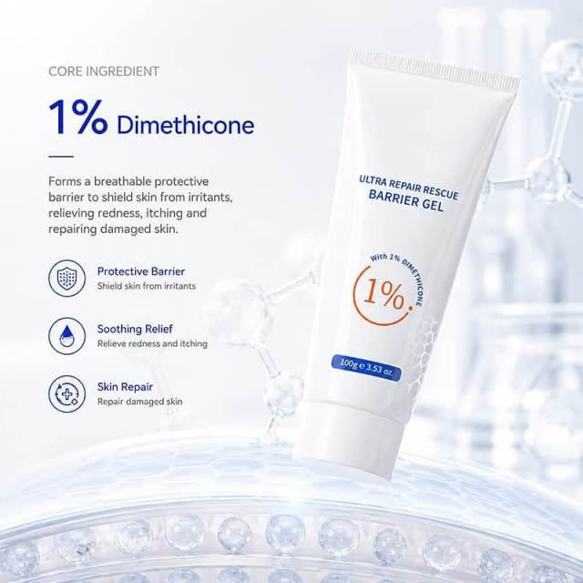 Ultra Repair Rescue Barrier Gel | 1% Dimethicone Formula to Hydrate & Repair Dry, Cracked & Sensitive Chapped Skin,Ultra Repair Rescue Barrier Gel | 1% Dimethicone Formula to Hydrate & Repair Dry, Cracked & Sensitive Chapped Skin 