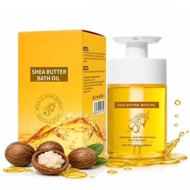 Shea Butter Bath Oil | Sulfate-Free Formula with Rich Shea Butter to Nourish & Soften Dry Skin While Bathing,Shea Butter Bath Oil | Sulfate-Free Formula with Rich Shea Butter to Nourish & Soften Dry Skin While Bathing 