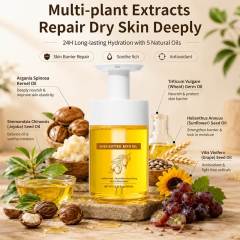Shea Butter Bath Oil | Sulfate-Free Formula with Rich Shea Butter to Nourish & Soften Dry Skin While Bathing,Shea Butter Bath Oil | Sulfate-Free Formula with Rich Shea Butter to Nourish & Soften Dry Skin While Bathing 