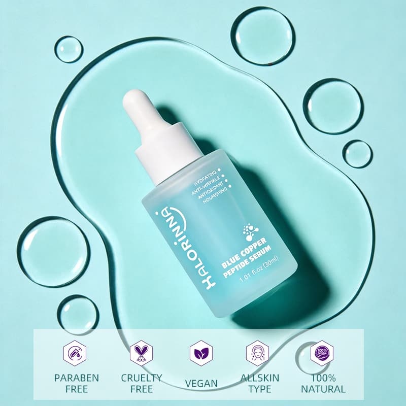Blue Copper Peptide Serum | Antioxidant & Deep Hydration to Reduce Wrinkles, Nourish and Revitalize Dull Complexion,Blue Copper Peptide Serum | Antioxidant & Deep Hydration to Reduce Wrinkles, Nourish and Revitalize Dull Complexion 