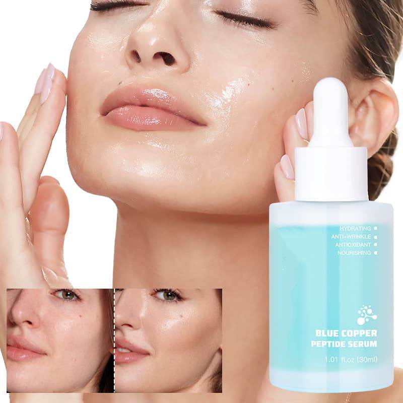 Blue Copper Peptide Serum | Antioxidant & Deep Hydration to Reduce Wrinkles, Nourish and Revitalize Dull Complexion,Blue Copper Peptide Serum | Antioxidant & Deep Hydration to Reduce Wrinkles, Nourish and Revitalize Dull Complexion 