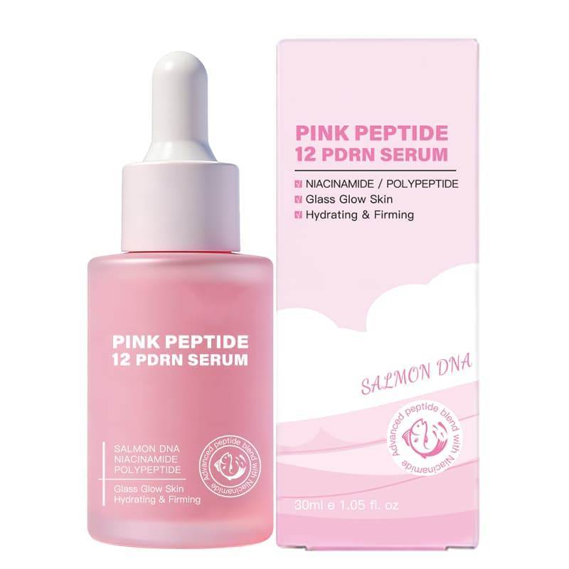 Pink Peptide 12 PDRN Serum | Salmon DNA + Niacinamide + Polypeptide to Hydrate, Firm & Achieve Glass Glow Complexion,Pink Peptide 12 PDRN Serum | Salmon DNA + Niacinamide + Polypeptide to Hydrate, Firm & Achieve Glass Glow Complexion 
