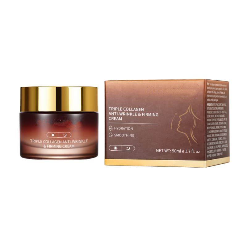 Triple Collagen Anti-Wrinkle & Firming Cream | Triple Collagen Complex to Hydrate, Smooth Fine Line,Triple Collagen Anti-Wrinkle & Firming Cream | Triple Collagen Complex to Hydrate, Smooth Fine Line 