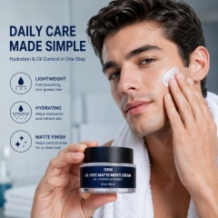 Oil-Free Matte Men’s Cream | Dual-Effect Oil Control & Hydration, Light Non-Greasy,Oil-Free Matte Men’s Cream | Dual-Effect Oil Control & Hydration, Light Non-Greasy 