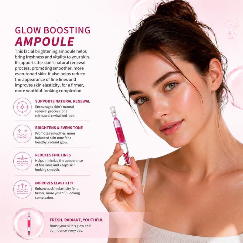 Glow Boosting Ampoule Serum | Deep Penetrating Formula to Boost Radiance, Firm Skin & Smooth Fine Lines,Glow Boosting Ampoule Serum | Deep Penetrating Formula to Boost Radiance, Firm Skin & Smooth Fine Lines 