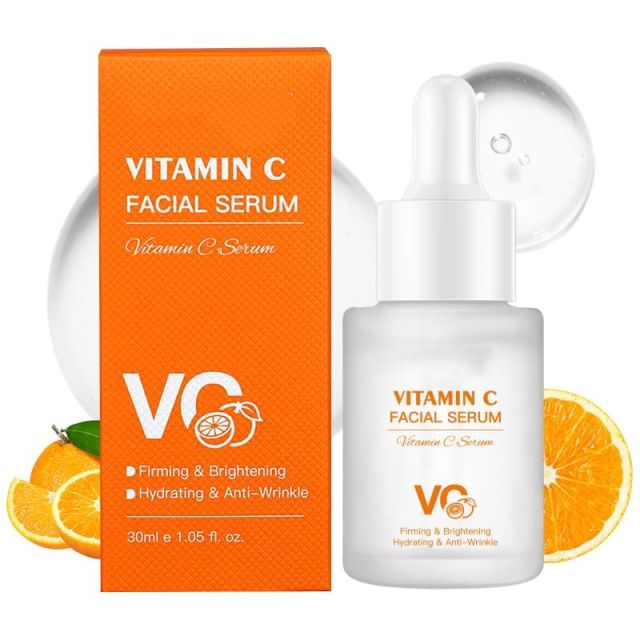 Vitamin C Facial Serum | 4-in-1 Formula to Brighten, Firm, Hydrate & Reduce Wrinkles for a Radiant Complexion,Vitamin C Facial Serum | 4-in-1 Formula to Brighten, Firm, Hydrate & Reduce Wrinkles for a Radiant Complexion 