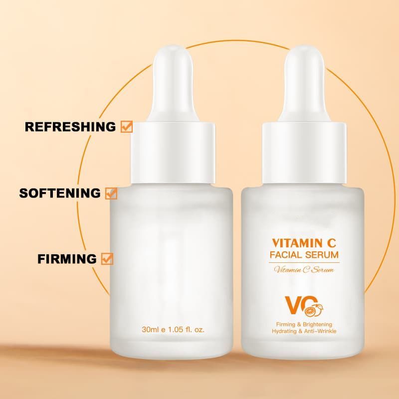 Vitamin C Facial Serum | 4-in-1 Formula to Brighten, Firm, Hydrate & Reduce Wrinkles for a Radiant Complexion,Vitamin C Facial Serum | 4-in-1 Formula to Brighten, Firm, Hydrate & Reduce Wrinkles for a Radiant Complexion 