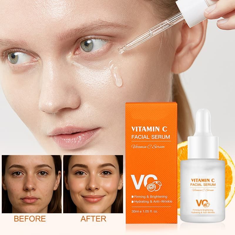 Vitamin C Facial Serum | 4-in-1 Formula to Brighten, Firm, Hydrate & Reduce Wrinkles for a Radiant Complexion,Vitamin C Facial Serum | 4-in-1 Formula to Brighten, Firm, Hydrate & Reduce Wrinkles for a Radiant Complexion 