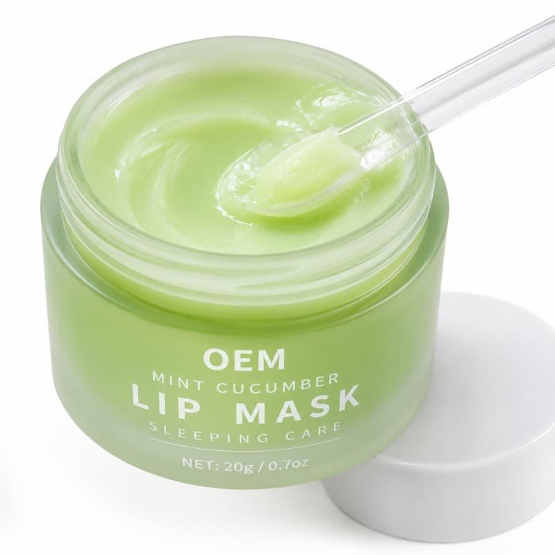 Mint Cucumber Sleeping Lip Mask | 6-in-1 Overnight Care to Hydrate, Repair & Plump Lips Naturally,Mint Cucumber Sleeping Lip Mask | 6-in-1 Overnight Care to Hydrate, Repair & Plump Lips Naturally 