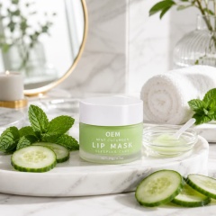 Mint Cucumber Sleeping Lip Mask | 6-in-1 Overnight Care to Hydrate, Repair & Plump Lips Naturally,Mint Cucumber Sleeping Lip Mask | 6-in-1 Overnight Care to Hydrate, Repair & Plump Lips Naturally 