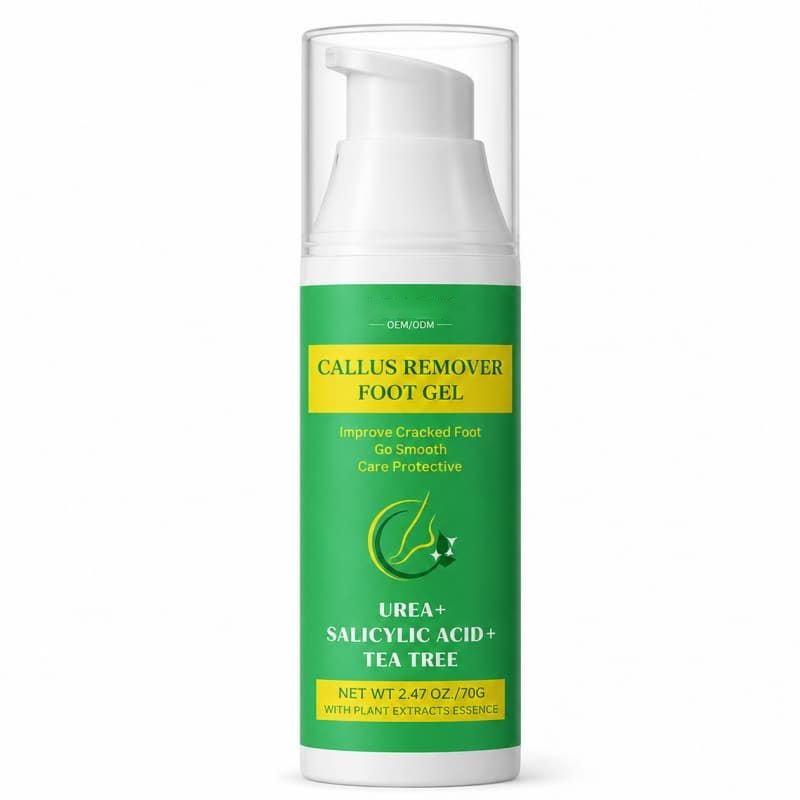 Professional Foot Care Callus Remover Gel | Urea + Salicylic Acid + Tea Tree to Smooth Cracked Heels & Soften Rough Skin,Professional Foot Care Callus Remover Gel | Urea + Salicylic Acid + Tea Tree to Smooth Cracked Heels & Soften Rough Skin 