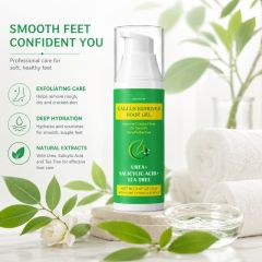 Professional Foot Care Callus Remover Gel | Urea + Salicylic Acid + Tea Tree to Smooth Cracked Heels & Soften Rough Skin,Professional Foot Care Callus Remover Gel | Urea + Salicylic Acid + Tea Tree to Smooth Cracked Heels & Soften Rough Skin 
