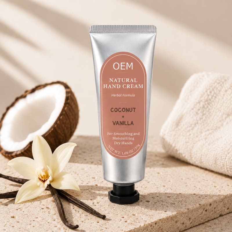Coconut & Vanilla Hand Cream | Natural Herbal Formula for Deep Moisture & Silky Soft Skin,Coconut & Vanilla Hand Cream | Natural Herbal Formula for Deep Moisture & Silky Soft Skin 