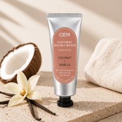 Coconut & Vanilla Hand Cream | Natural Herbal Formula for Deep Moisture & Silky Soft Skin,Coconut & Vanilla Hand Cream | Natural Herbal Formula for Deep Moisture & Silky Soft Skin 