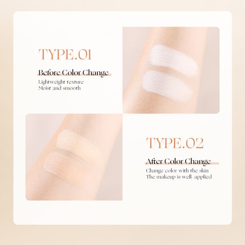 2-in-1 Color Changing Foundation Stick, Hydrating, Dual-Ended Application, Lightweight & Skin-friendly,2-in-1 Color Changing Foundation Stick, Hydrating, Dual-Ended Application, Lightweight & Skin-friendly 