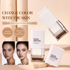 2-in-1 Color Changing Foundation Stick, Hydrating, Dual-Ended Application, Lightweight & Skin-friendly,2-in-1 Color Changing Foundation Stick, Hydrating, Dual-Ended Application, Lightweight & Skin-friendly 
