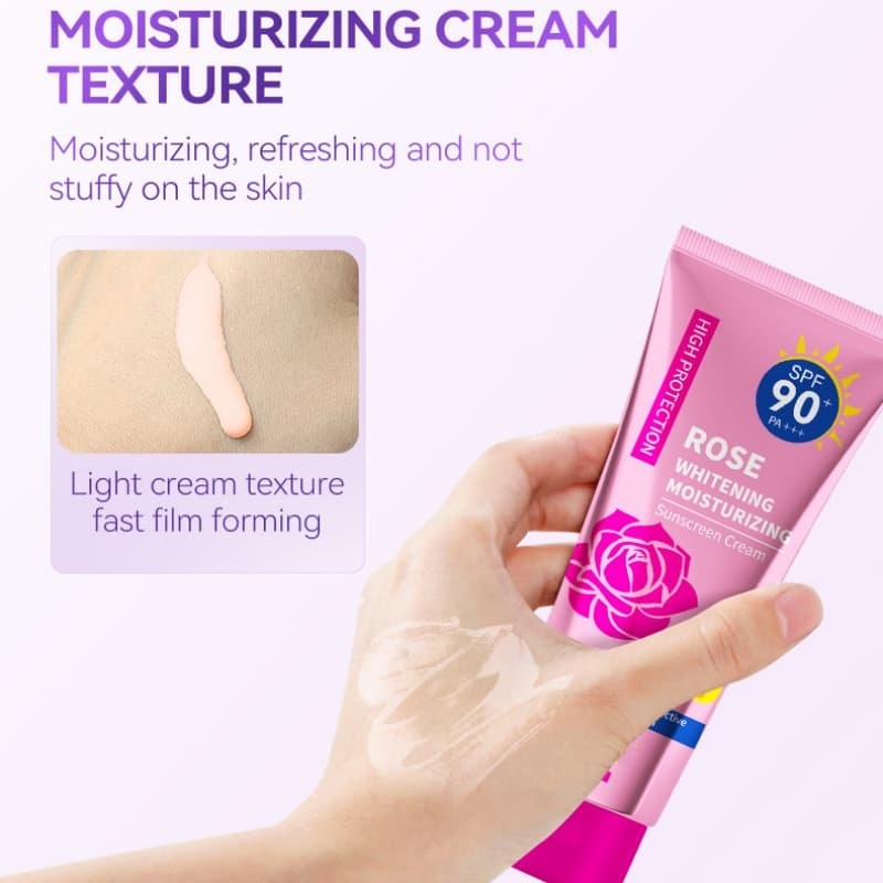 Rose Sunscreen Cream, Multi-effect Repair & Isolation BB Cream, Concealing & Moisturizing Cream,Rose Sunscreen Cream, Multi-effect Repair & Isolation BB Cream, Concealing & Moisturizing Cream 