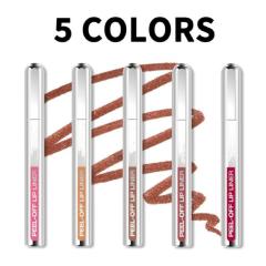 Five-Color Peel-Fff Lip Liner, Matte, Waterproof, Long-Lasting Lip Tint,Five-Color Peel-Fff Lip Liner, Matte, Waterproof, Long-Lasting Lip Tint 