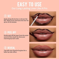 Five-Color Peel-Fff Lip Liner, Matte, Waterproof, Long-Lasting Lip Tint,Five-Color Peel-Fff Lip Liner, Matte, Waterproof, Long-Lasting Lip Tint 