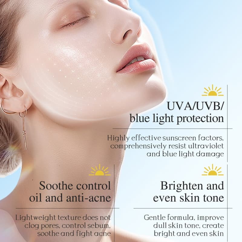 Triple Protection Sunscreen SPF50+, Lightweight & Moisturizing Lotion Against UV Rays,Triple Protection Sunscreen SPF50+, Lightweight & Moisturizing Lotion Against UV Rays 