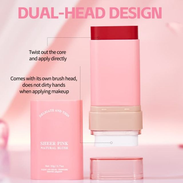 Air Cushion Blush Stick, Natural Nude Makeup Lipstick, Multi-purpose Rouge Stick,Air Cushion Blush Stick, Natural Nude Makeup Lipstick, Multi-purpose Rouge Stick 