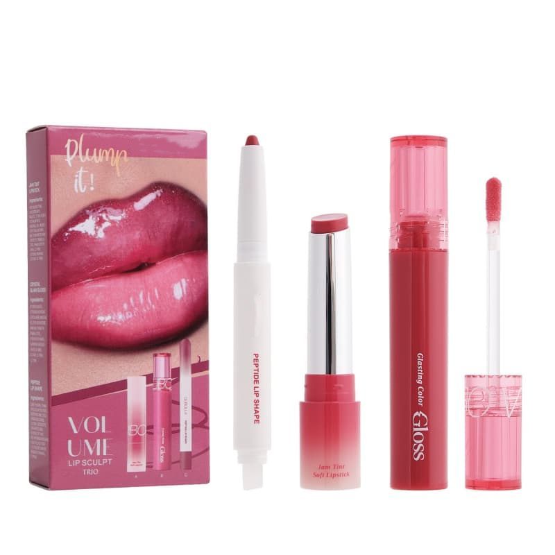 Three-Color Makeup Set: Lip Liner + Lip Gloss & Lipstick B2B Manufacturer | Supplier,Three-Color Makeup Set: Lip Liner + Lip Gloss & Lipstick B2B Manufacturer | Supplier 