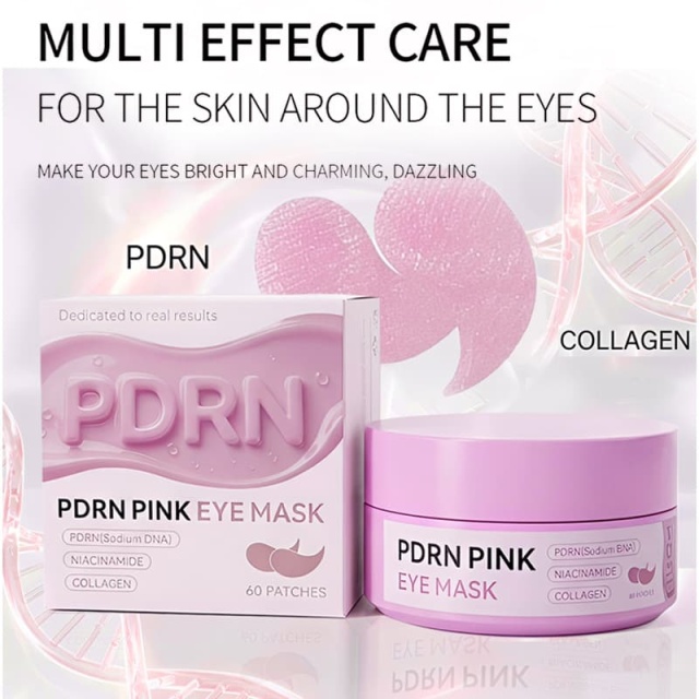 PDRN Pink Collagen Bottled Eye Mask, Moisturizing & Firming Salmon DNA Eye Patches,PDRN Pink Collagen Bottled Eye Mask, Moisturizing & Firming Salmon DNA Eye Patches 