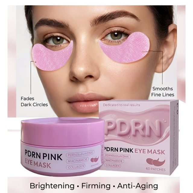 PDRN Pink Collagen Bottled Eye Mask, Moisturizing & Firming Salmon DNA Eye Patches,PDRN Pink Collagen Bottled Eye Mask, Moisturizing & Firming Salmon DNA Eye Patches 