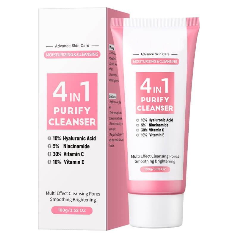4-in-1 Mild Cleansing Foam Oil-Control Facial Cleanser B2B Manufacturer | Supplier,4-in-1 Mild Cleansing Foam Oil-Control Facial Cleanser B2B Manufacturer | Supplier 